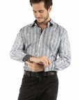 Paisley Jacquard Stripe - PS-379
