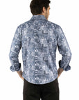 Polynesian Print Shirt - PS-381