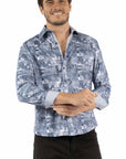 Polynesian Print Shirt - PS-381