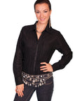 Lace Stripe Blouse - PSL-012