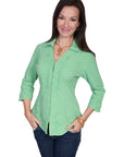 3/4 Sleeve Peruvian Cotton Blouse - PSL-063