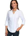 3/4 Sleeve Peruvian Cotton Blouse - PSL-063