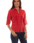 3/4 Sleeve Peruvian Cotton Blouse - PSL-064