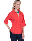 3/4 Sleeve Peruvian Cotton Blouse - PSL-064