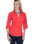 3/4 Sleeve Peruvian Cotton Blouse - PSL-064