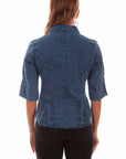 3/4 Sleeve Peruvian Cotton Blouse - PSL-064