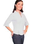 3/4 Sleeve Peruvian Cotton Blouse - PSL-064