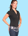 Capsleeve Peruvian Cotton Blouse - PSL-066