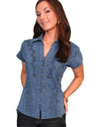 Capsleeve Peruvian Cotton Blouse - PSL-066