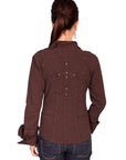 Long Sleeve W/soutache Cross/studs - PSL-068