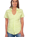 S/s Emb. Cross Back - PSL-068S