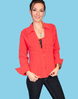 L/s W/soutache Heart On Back - PSL-069