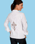 L/s Cut Out Cross W/emb. - PSL-089