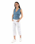 Capri Pant W/front Pockets - PSL-100