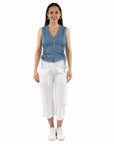Capri Pant W/front Pockets - PSL-100