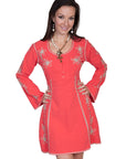 Contrast Soutache L/s Dress - PSL-105