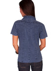 S.s. Button Front Blouse - PSL-121