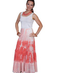 Tie-dye Skirt W/paisley Stencil - PSL-139