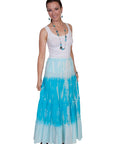 Tie-dye Skirt W/paisley Stencil - PSL-139