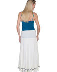 Lined Emb. Front Panel Skirt - PSL-170
