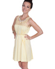 Yellow Dress W/cord Tie - PSL-171