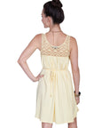 Yellow Dress W/cord Tie - PSL-171