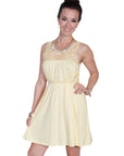 Yellow Dress W/cord Tie - PSL-171