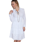 L/s Multi Panel Dress W/collar - PSL-176