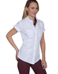 2 Pocket Button Front Blouse - PSL-181