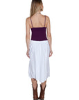 Tie Front Skirt Elastic Back - PSL-188