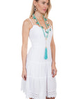 Spaghetti Strap Sun Burst Dress - PSL-209