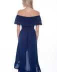 Off Shoulder Hi/lo Dress - PSL-266
