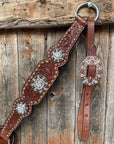 Medium Oil Copper Buckstitch Clear One Ear & Breastcollar Tack Set