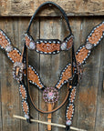 Classic AB Browband/One Ear Tack Set with Wither Strap