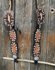 Classic AB Browband/One Ear Tack Set with Wither Strap