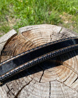 Black Braid & Faux Fur Fashion Bracelet XI112