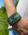Green Bead and Stone Fashion Bracelet XI110