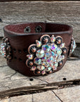 Copper AB Leather Bracelet LB107