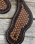 Foxtail Tooled Spur Straps