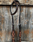 Flower Power One Ear Headstall / Bridle