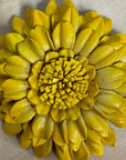 Hand Painted Leather Flowers - Daisies