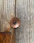 Copper Turquoise Concho 1" W103S