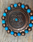 Copper Turquoise Concho Berry Jacket