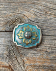 A Touch of Turquoise Concho 1" W109S