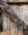 Flower Power and Chocolate Browband/One Ear Headstall & Breastcollar Tack Set