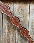 Basketweave Scalloped Medium Oil Breastcollar
