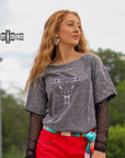 Lone Star Steer Top