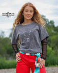 Lone Star Steer Top