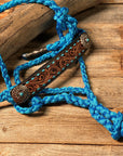Blue Mule Tape Halter - Turquoise