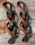 Western Medium Oil Rustic Tie Down Keepers